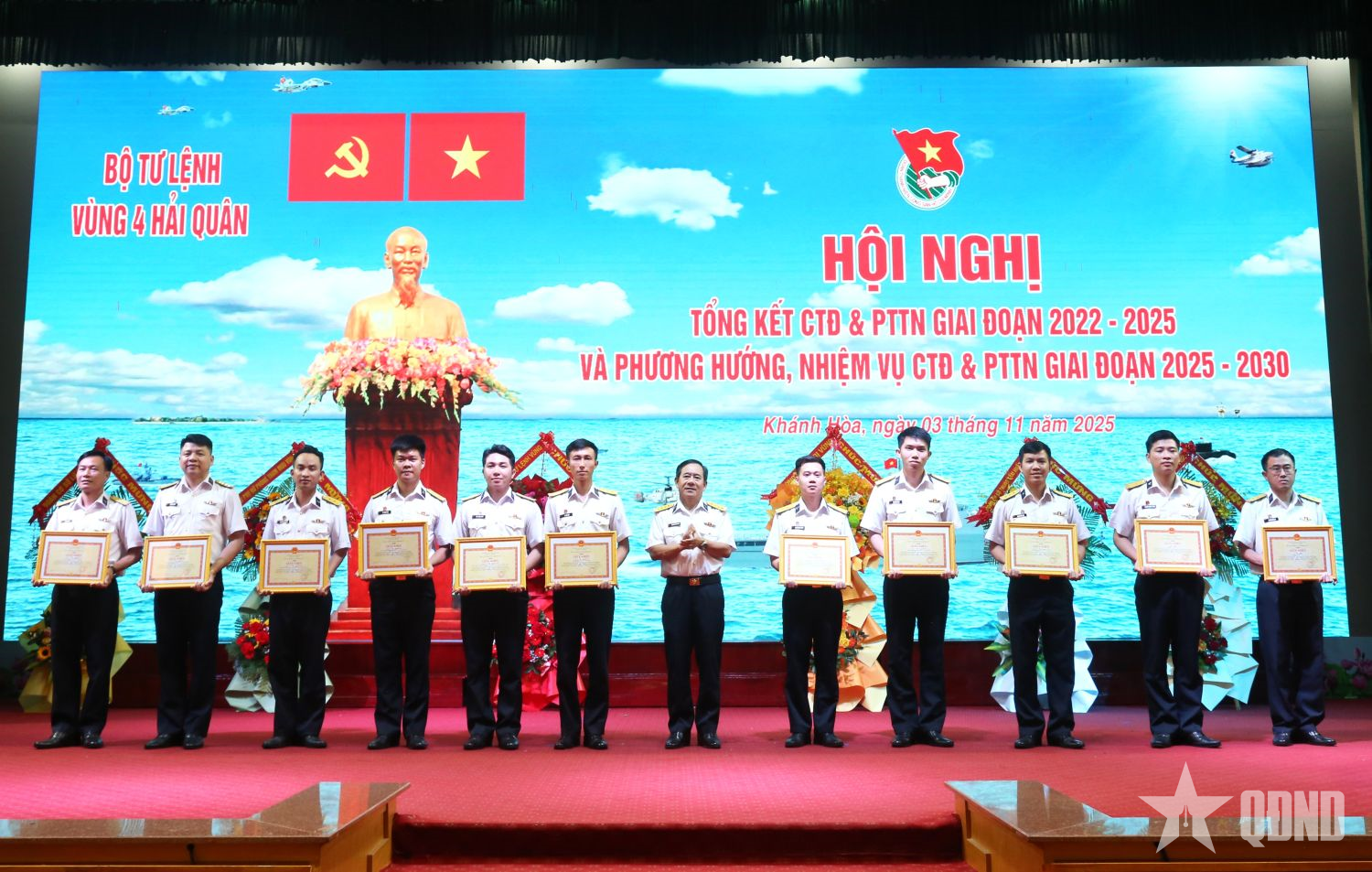 Vùng 4 Hải quân tổng kết công tác đoàn và phong trào thanh niên giai đoạn 2022 - 2025